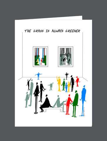 The Grass Is Always Greener - Card
