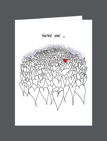 You're One...   In A Million! - Card