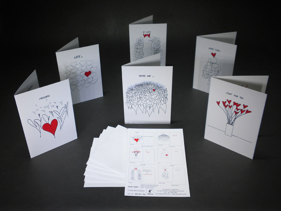 Heart Series Greeting Card Pack