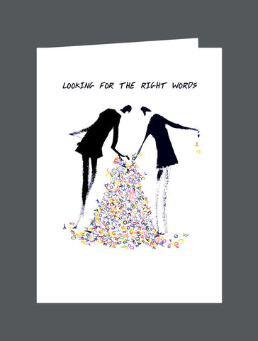 Looking For The Right Words, And I Found These,   Happy Birthday! - Card