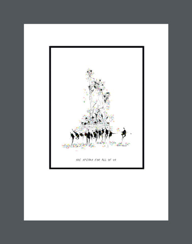 She Speaks For All Of Us - Print