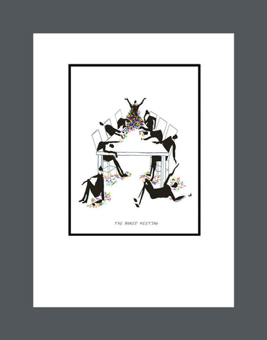 The Bored Meeting - Print