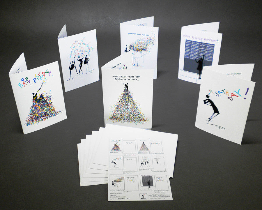 Birthday Series Greeting Card Pack 2