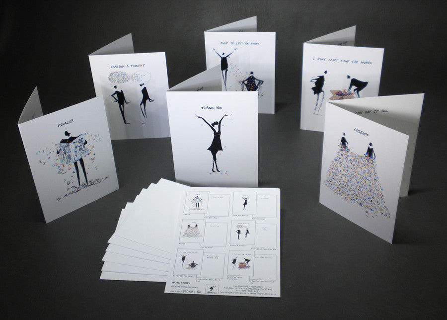 Word Series Greeting Card Pack