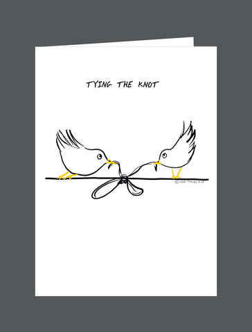 Tying The Knot   Congratulations On A Perfect Bond - Card