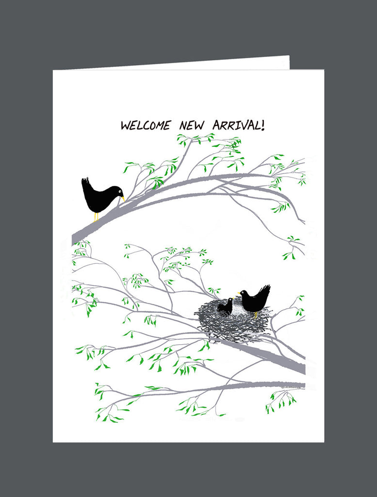Welcome New Arrival!   Now The Fun Begins! - Card