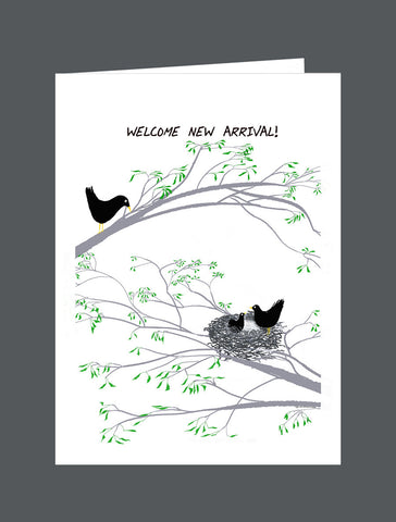 Welcome New Arrival!   Now The Fun Begins! - Card