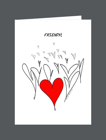 Friends!  Make All The Difference - Card