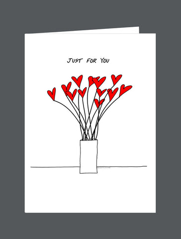 Just For You  From Me - Card