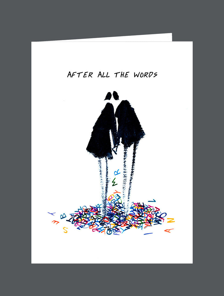 After All The Words  - Card