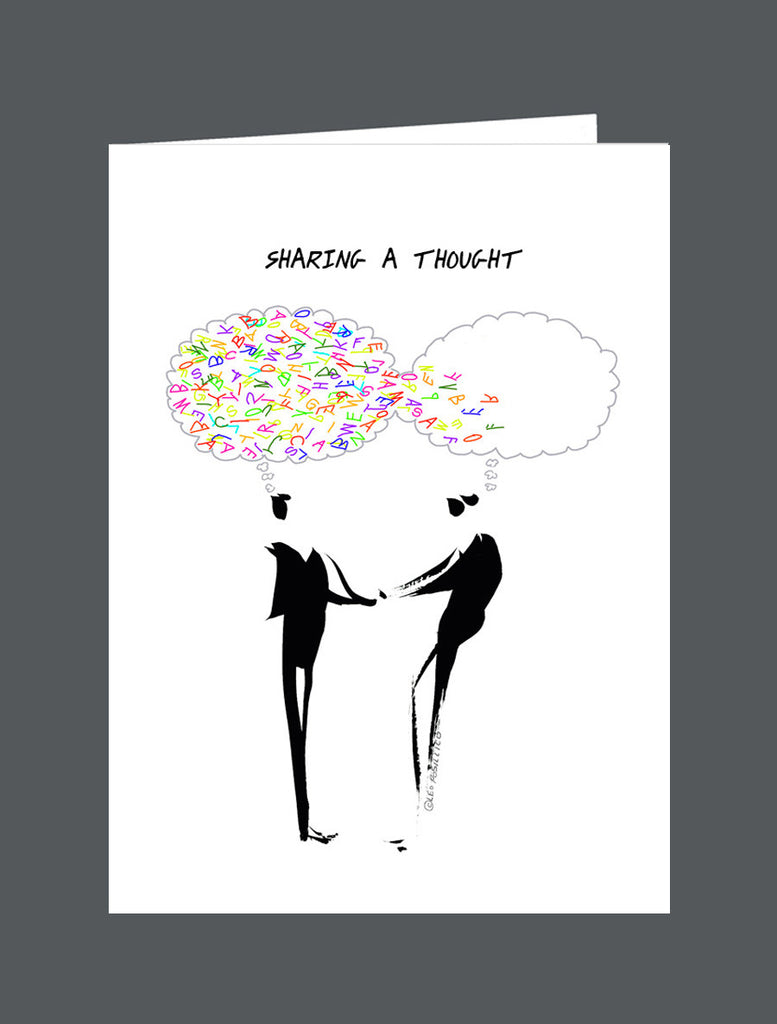 Sharing A Thought - Card