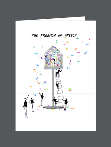 The Freedom Of Speech - Card