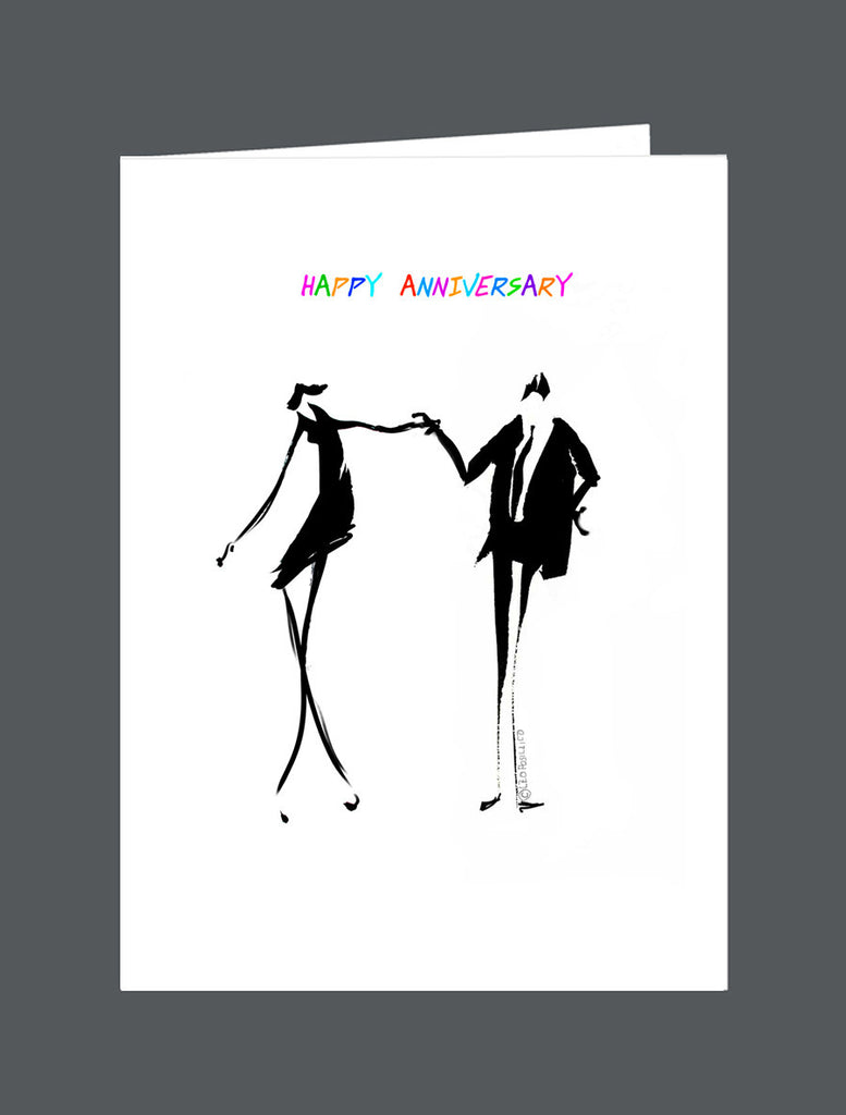 Happy Anniversary   Keep The Dance Going! - Card